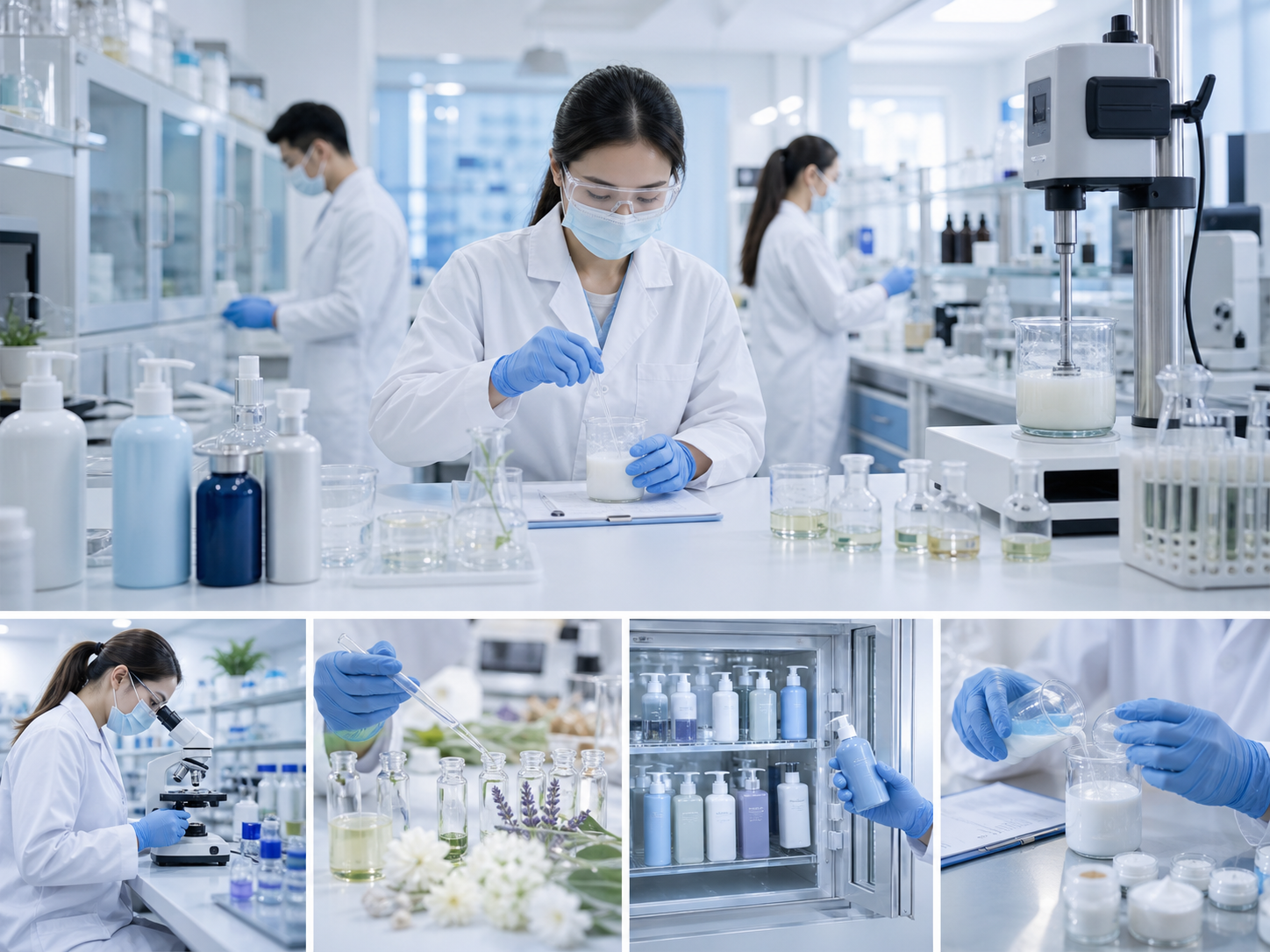 Hair care laboratory testing and formulation