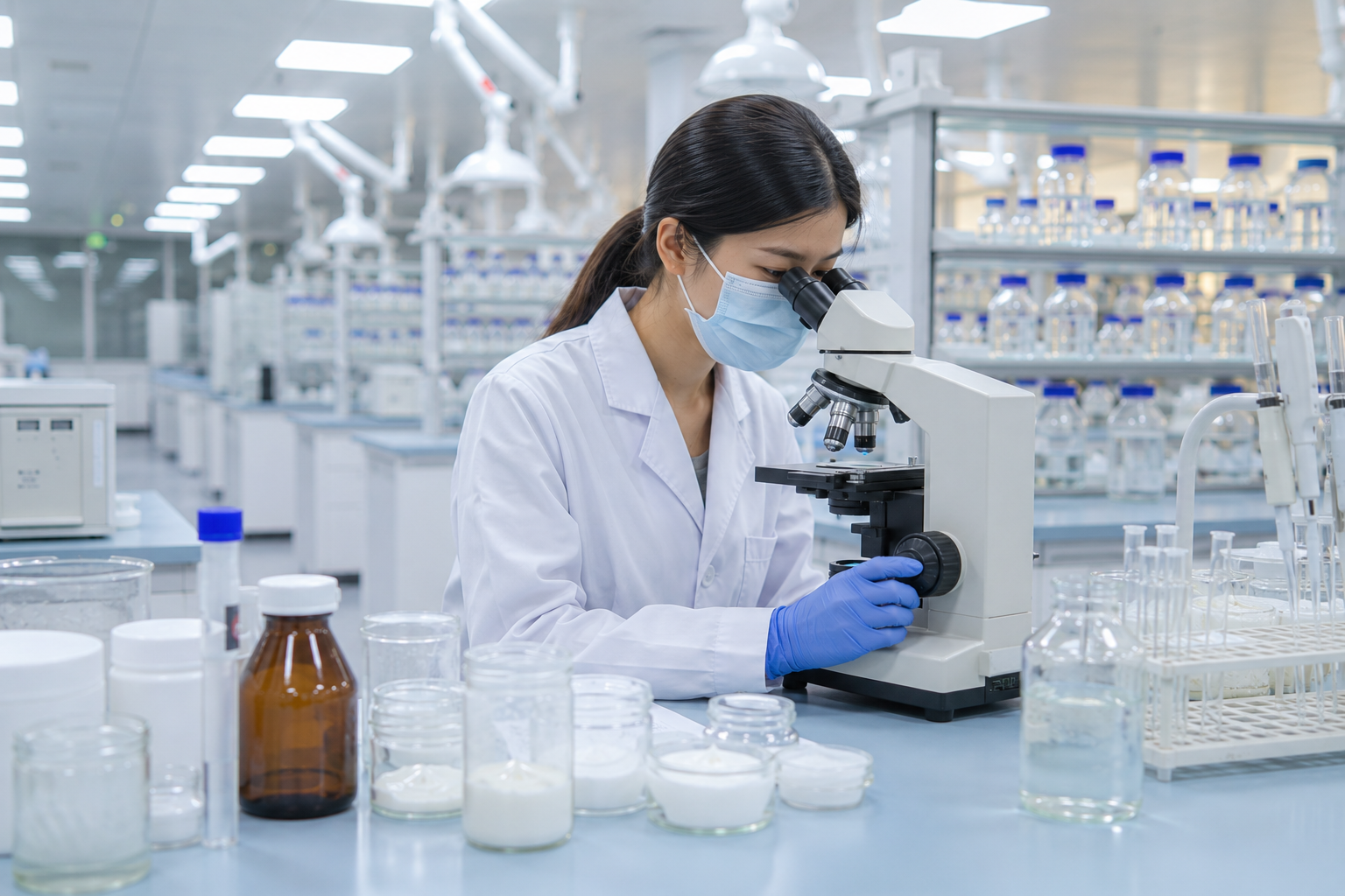 SeaRey real laboratory microscope testing